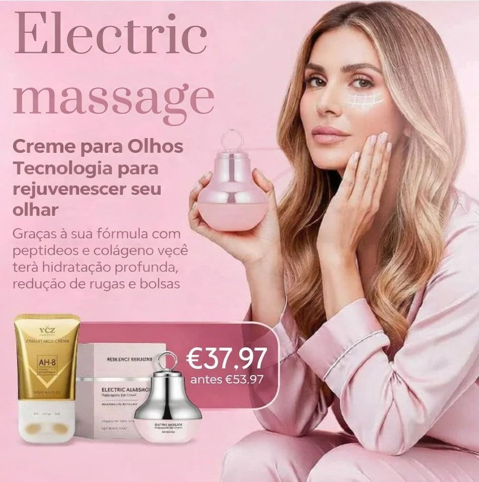 Massageador Elétrico para os Olhos + Massageador de Pescoço