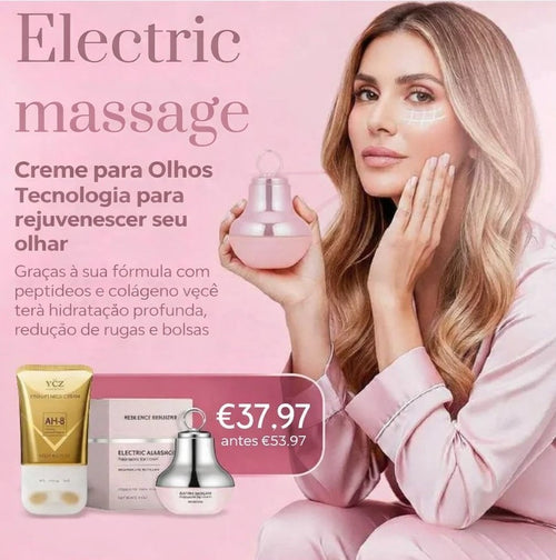Massageador Elétrico para os Olhos + Massageador de Pescoço