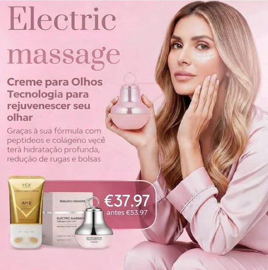 Massageador Elétrico para os Olhos + Massageador de Pescoço